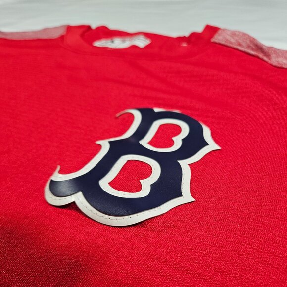 Majestic Men's Boston Red Sox MLB Medium ThermaBase Red Long Sleeve Authentic - Picture 2 of 8